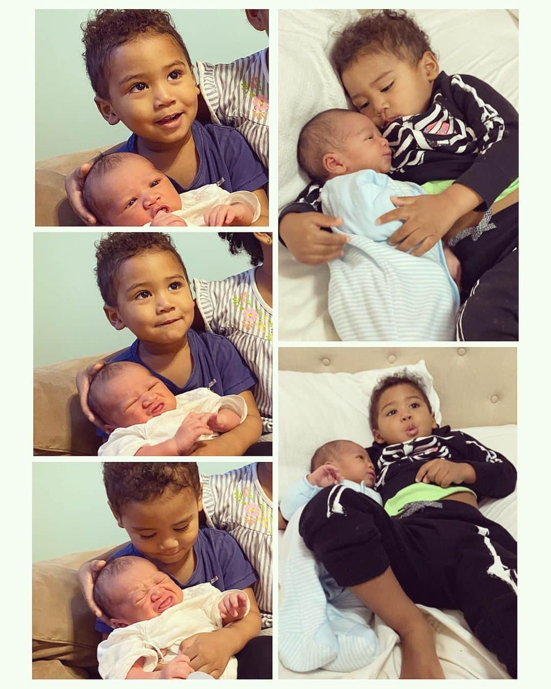 中鉢明子のインスタグラム：「すっごい満足顔のアニキ😁👍He seems so satisfied😙 happy to hold his little brother. #満足顔 #兄弟 #brothers #happy #face #2歳と0歳」