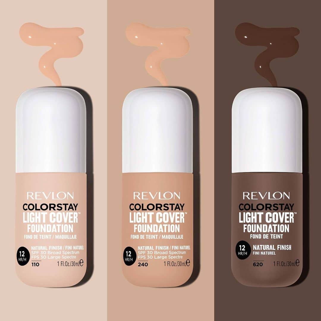 Revlonさんのインスタグラム写真 - (RevlonInstagram)「🎉 Introducing NEW #ColorStay Light Cover Foundation, our no-makeup face makeup that feels fresh for 12 hours.   Shades shown: - Ivory (110) - Medium Beige (240) - Java (620)」2月3日 7時00分 - revlon