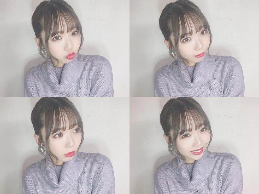のインスタグラム：「. . . 🖤🖤🖤 goodmorning.... . . . #goodmorning #おはようございます #selfie #selca #fashion #グレイル #プチプラコーデ #プチプラ #ポニーテール #instafashion #instagood #instapic #followforfollowback #followｍe #code #purple #japan #東京 #photooftheday #photo #yesterday」