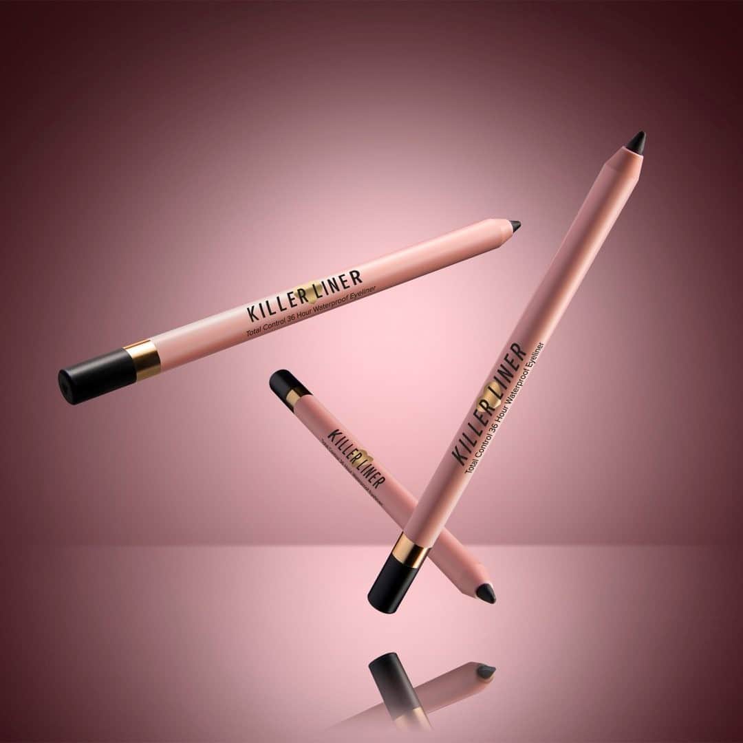 Too Facedのインスタグラム：「Waterproof, razor-sharp and always on point. 💯 Our Killer Liners glide on for ultra-smooth killer lines that last for 36 hours! Available in 11 shades @sephoracanada. #toofaced」
