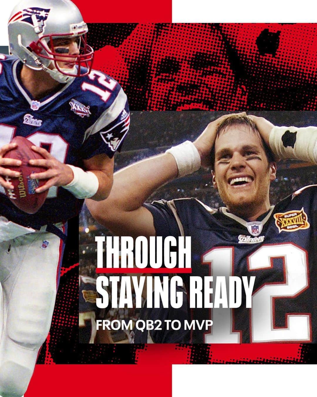 Under Armourさんのインスタグラム写真 - (Under ArmourInstagram)「10 trips to the big game for the 199th pick. 3 different decades. 2 different teams. @tombrady has been through it all. #TheOnlyWayIsThrough」2月3日 9時09分 - underarmour