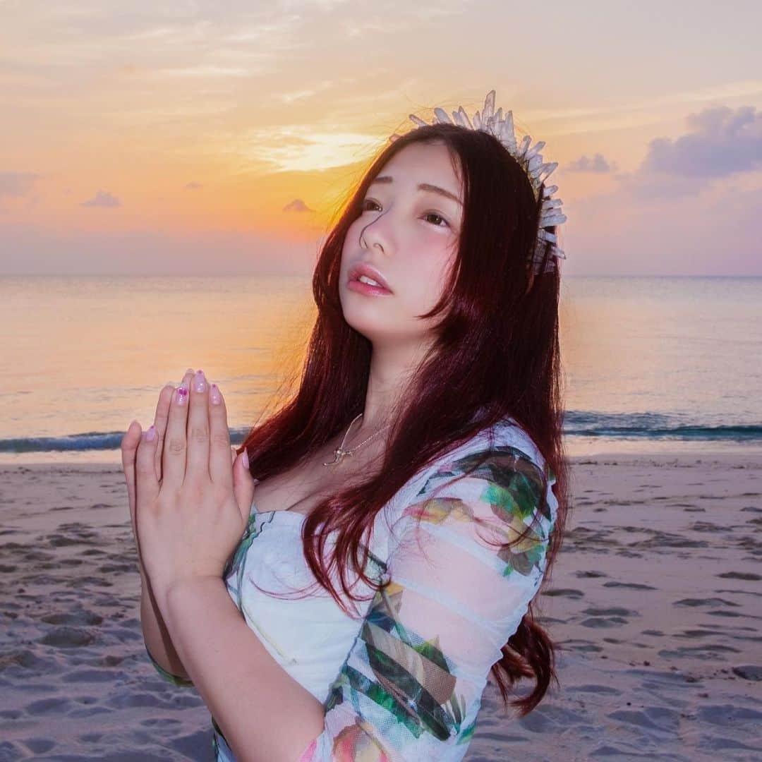 ツナマヨのインスタグラム：「あなたのために祈ってあげる」