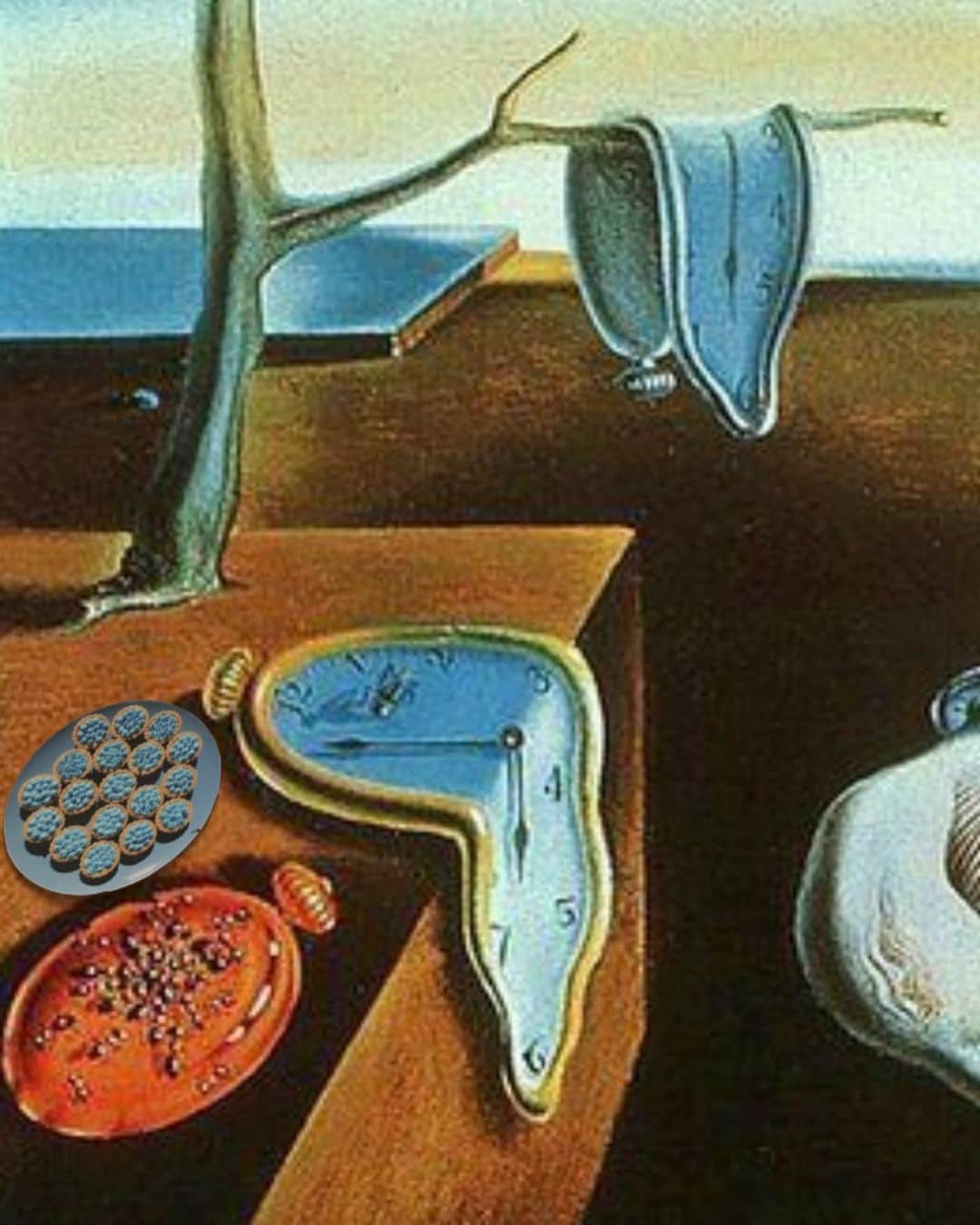 ShinTakedaのインスタグラム：「#pintcatering  #art #eatart  #アートを食べる　#salvadordali  #青リンゴタルト　#tarte」