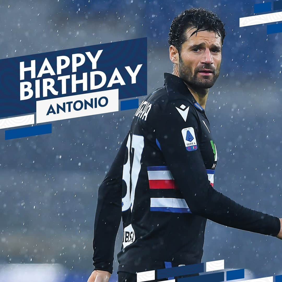 UCサンプドリアさんのインスタグラム写真 - (UCサンプドリアInstagram)「Buon compleanno al nostro #Candreva. 🎂3️⃣4️⃣🎉」2月28日 16時13分 - sampdoria