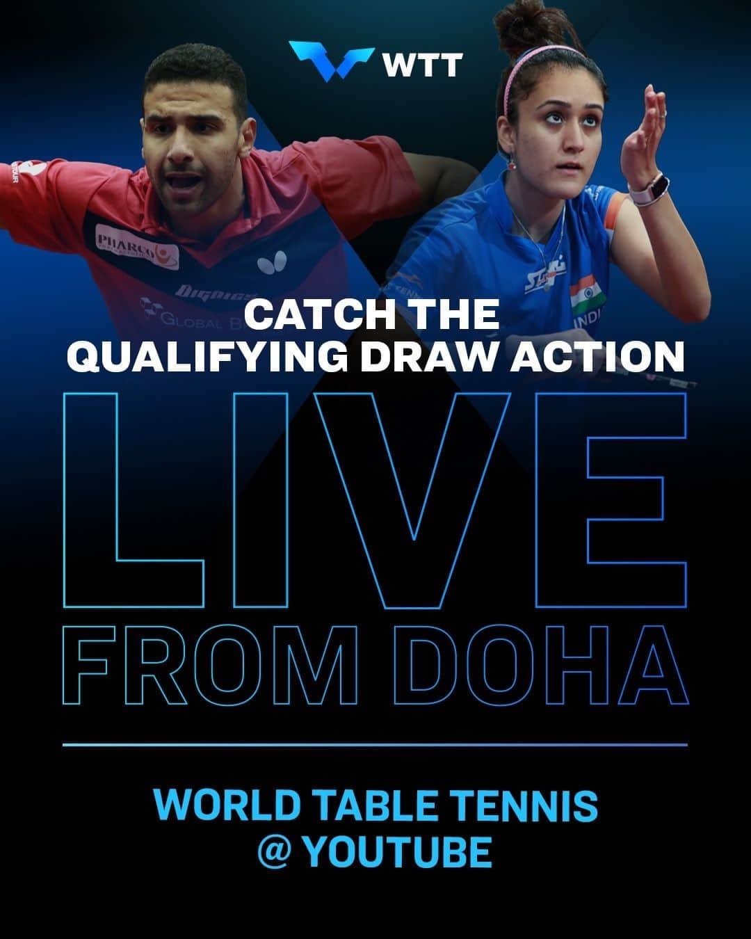 ITTF Worldさんのインスタグラム写真 - (ITTF WorldInstagram)「📺 Watch LIVE action from the WTT Middle East Hub qualifying draw right now! Tune in to World Table Tennis 🔛 YouTube!  #WTTDoha」2月28日 16時32分 - wtt