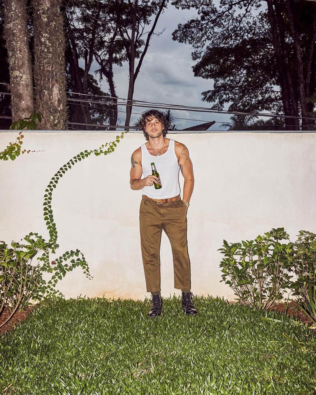 Chay Suedeのインスタグラム：「@becksbeerbr #BecksAtHome #publi」
