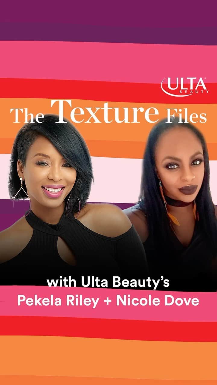 ULTA Beautyのインスタグラム：「Introducing: The Texture Files 🧡 Our new monthly series on all things textured hair, featuring Ulta Beauty Pro Team member, @pekelariley, and Nicole Dove. This month's topic: edge art. Tell us what you'd like to see in upcoming episodes in the comments! 👇」