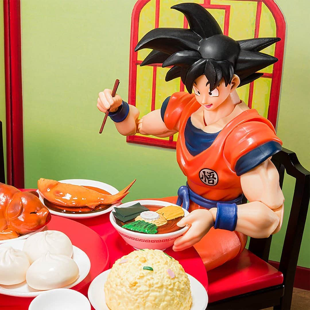 HYPEBEASTさんのインスタグラム写真 - (HYPEBEASTInstagram)「#hypeAF: S.H. Figuarts is celebrating Goku's bottomless stomach with this restaurant-themed figure. Named the “Belly Eighth Minute Set” the figure celebrates Goku’s love for food and features an articulating Goku with a number of restaurant-themed accessories. It includes miniature plastic bottles of beer, bowls of fried rice, fish, steamed buns, and more accompanied by tables, chairs, plates, bowls, and multiple hand/face gestures for Goku to simulate him stuffing his face. Pre-orders are available now for approximately $33 USD with shipping in July 2021.⁠⁠ Photo: Bandai Spirits」2月28日 8時25分 - hypebeast