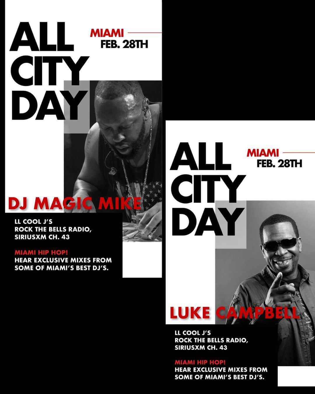 LL・クール・Jさんのインスタグラム写真 - (LL・クール・JInstagram)「ALL CITY DAY. MIAMI. FEB. 28!!! @rockthebells」2月28日 8時39分 - llcoolj