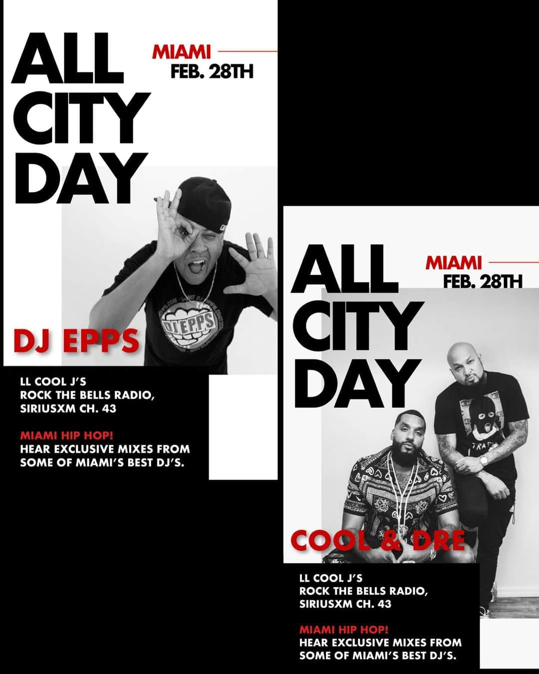 LL・クール・Jさんのインスタグラム写真 - (LL・クール・JInstagram)「ALL CITY DAY. MIAMI. FEB. 28!!! @rockthebells」2月28日 8時39分 - llcoolj