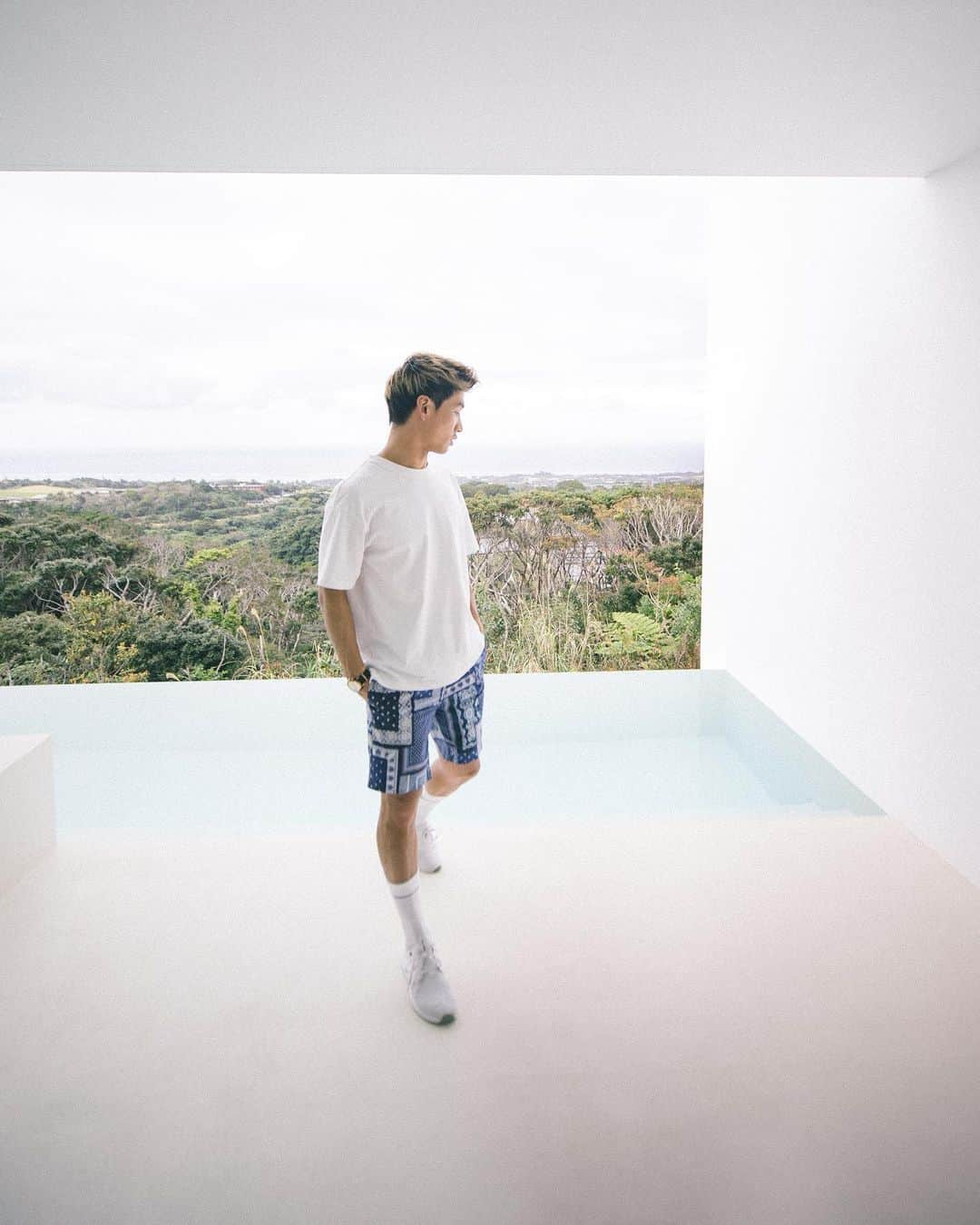 山中海輝さんのインスタグラム写真 - (山中海輝Instagram)「@roial_intl 2021 Boardshorts. and my favorite kicks @globebrand .  📍 @emilnakijin」2月28日 8時57分 - kaikiyamanaka