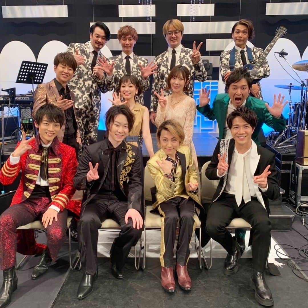 ヒカル（はやぶさ）のインスタグラム：「#プレイバック歌謡祭 #楽しかった #アーカイブ #あります #リハーサル #配信 #大好きな人たち」