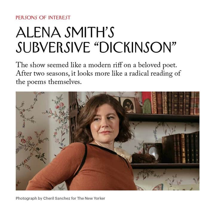 The New Yorkerさんのインスタグラム写真 - (The New YorkerInstagram)「On the first day of filming “Dickinson,” Alena Smith informed the cast and crew that she was a feminist showrunner; the “Dickinson” set was a feminist space. She wanted her actors to feel safe exploring that which felt dangerous, to know that their boundaries would always be honored. That was not her experience coming up in television. “My first TV job was before #MeToo, before Trump,” she said. “And, for me, personally, in the intervening five years, centrism has seemed less and less like a good answer to the problems that we have.” At the link in our bio, read more about Smith’s career and her plans for Season 3 of Apple’s breakout hit, which will hoist the characters squarely into the 1860s.」2月28日 10時10分 - newyorkermag