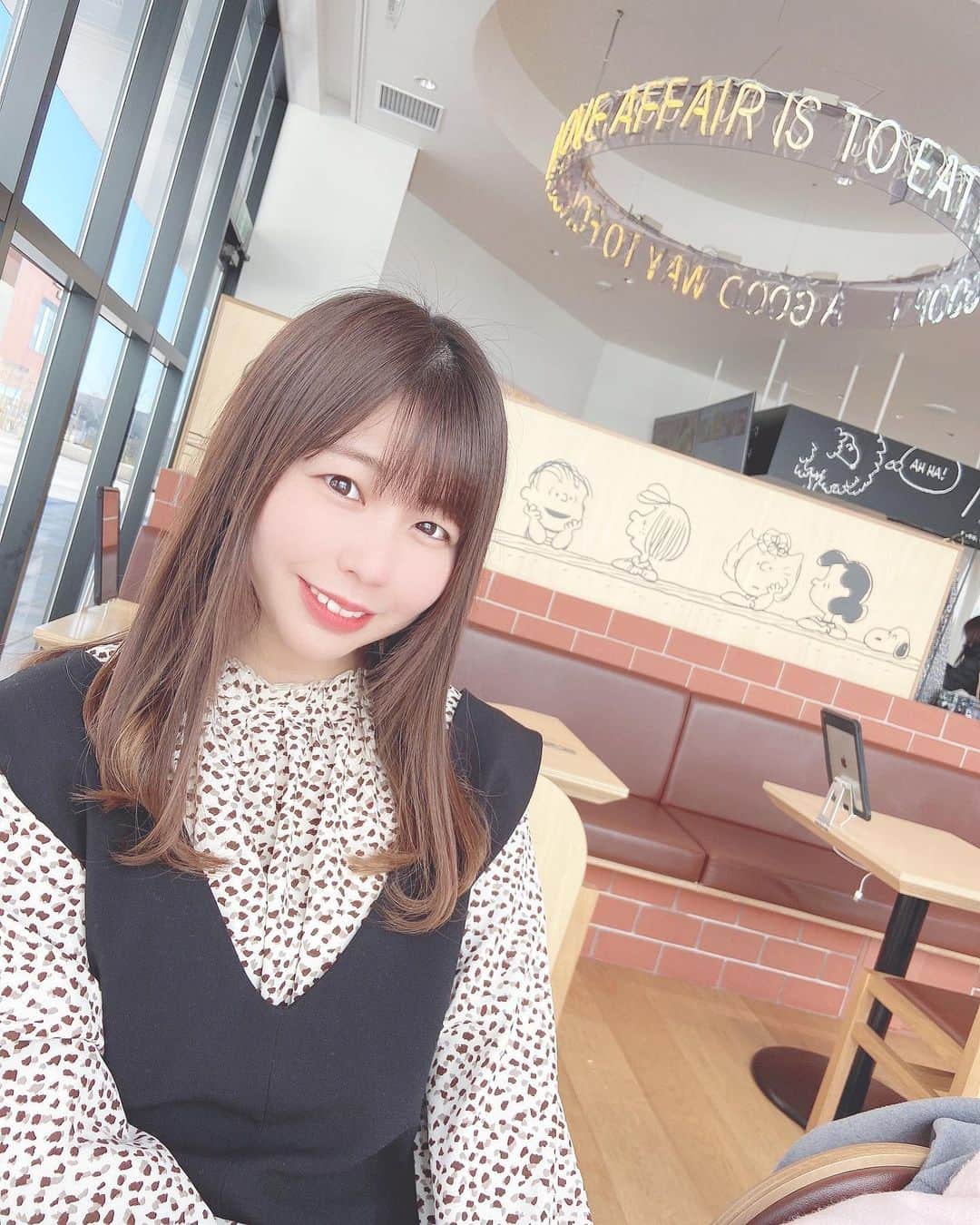 今井瞳のインスタグラム：「🐶 ㅤㅤㅤㅤㅤㅤㅤㅤㅤㅤㅤㅤㅤㅤㅤㅤㅤㅤㅤㅤㅤㅤㅤㅤㅤㅤ おはようございます♡ 日曜日何して過ごしてますか？ . 私の最近の休日はSNOOPYカフェ！ すごく可愛くてカフェにいるだけで、 テンションあがりました(*´◒`*) ㅤㅤㅤㅤㅤㅤㅤㅤㅤㅤㅤㅤㅤ ㅤㅤㅤㅤㅤㅤㅤㅤㅤㅤㅤㅤㅤ  #japan #tokyo #カフェ #snoopycafe #snoopymuseum #cafe #カフェ巡り #ootd #撮影  #followme #舞台 #stage #actress #今井瞳」