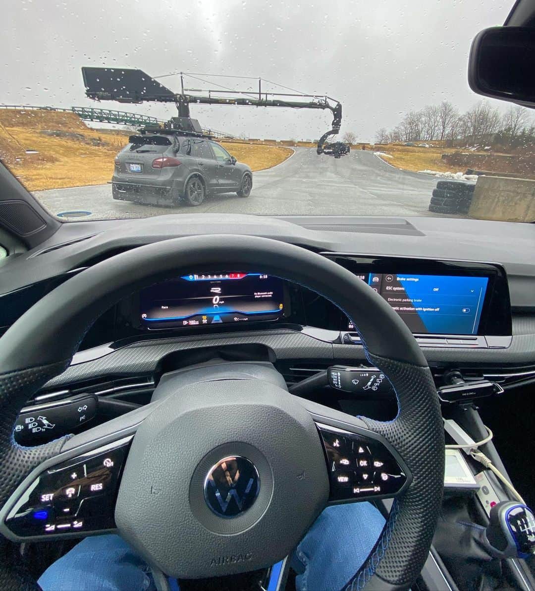 タナー・フォウストのインスタグラム：「Cannot express what a fun time this car is on the track!  Yes, I get paid by Vw to race but seriously, the torque vectoring, the sound, the steering responsiveness of this machine when hustled is nothing short of spectacular. I cannot wait for journalists and consumers to get a hold of the GolfR 8 on their favorite track or road, I laughed like a 10 year old around Summit Point today!  It’s days like this that remind me why I partnered with @vw and @vwr.  I am very proud to be a part of this team!」