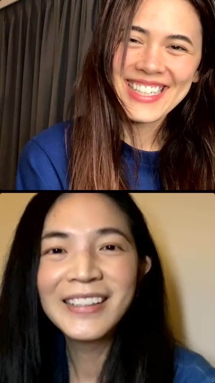 プリシラ・アーンのインスタグラム：「Chatting with @wendywangmusic about how the new single transformed from acoustic pop to whatever it is now! 🔥」