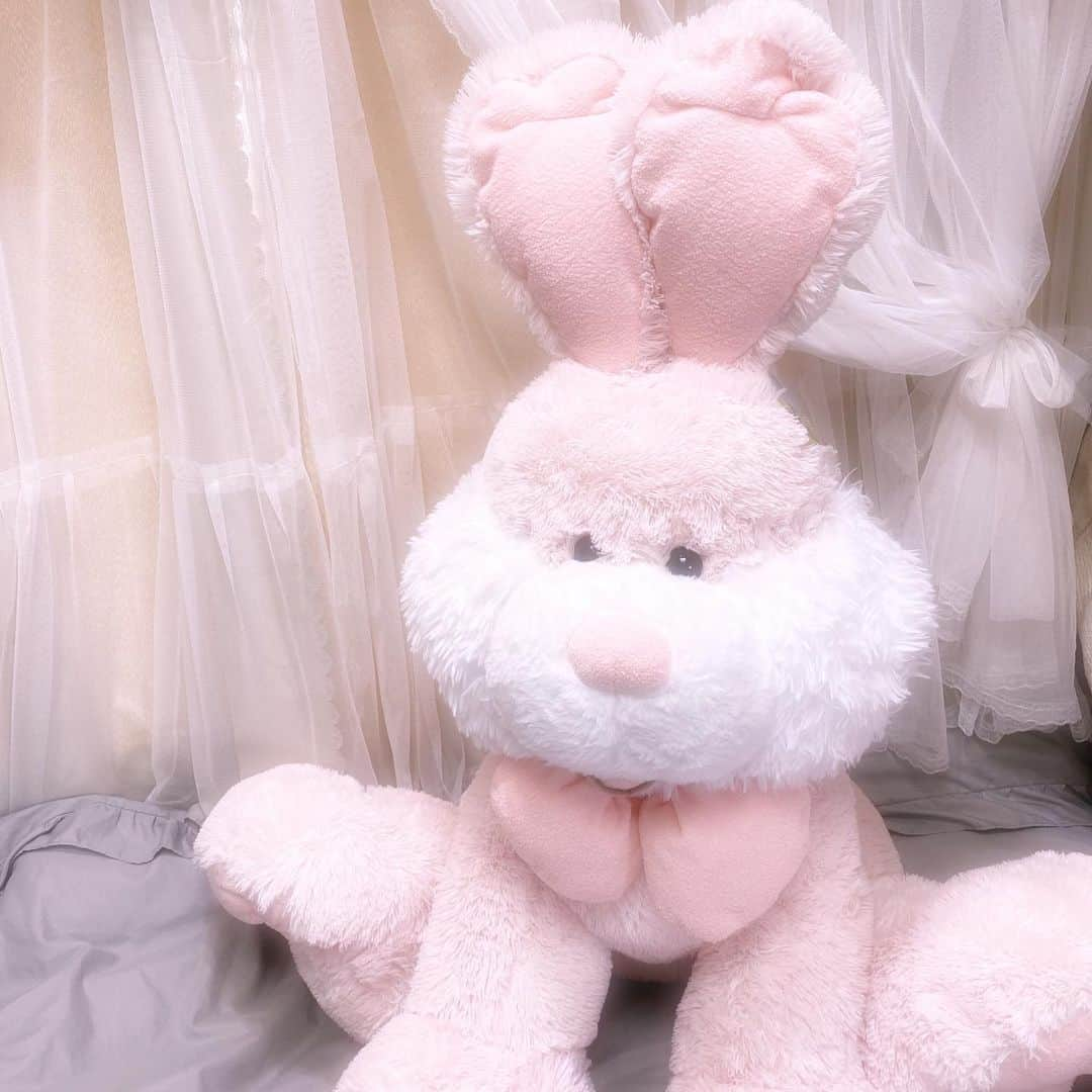 高木凜汐さんのインスタグラム写真 - (高木凜汐Instagram)「Easterbunny🐰 . 欲しいなぁと思ってたら、お友だちが誕生日にプレゼントしてくれたの🎀 . めっちゃ嬉しくて飛び跳ねたというおはなし❤︎ はぁかわいい( ´͈ ᐜ `͈ ) . みぃちゃん＆みぃちゃんママ、他にも沢山ありがとう🥺💕 大切にします♡♡ @mii_mii1114  . #イースターバニー #コストコ #コストコうさぎ #コストコぬいぐるみ #ぬいぐるみ #うさぎ #costco #easterbunny #ポニーテール」2月28日 12時36分 - rio_0126_