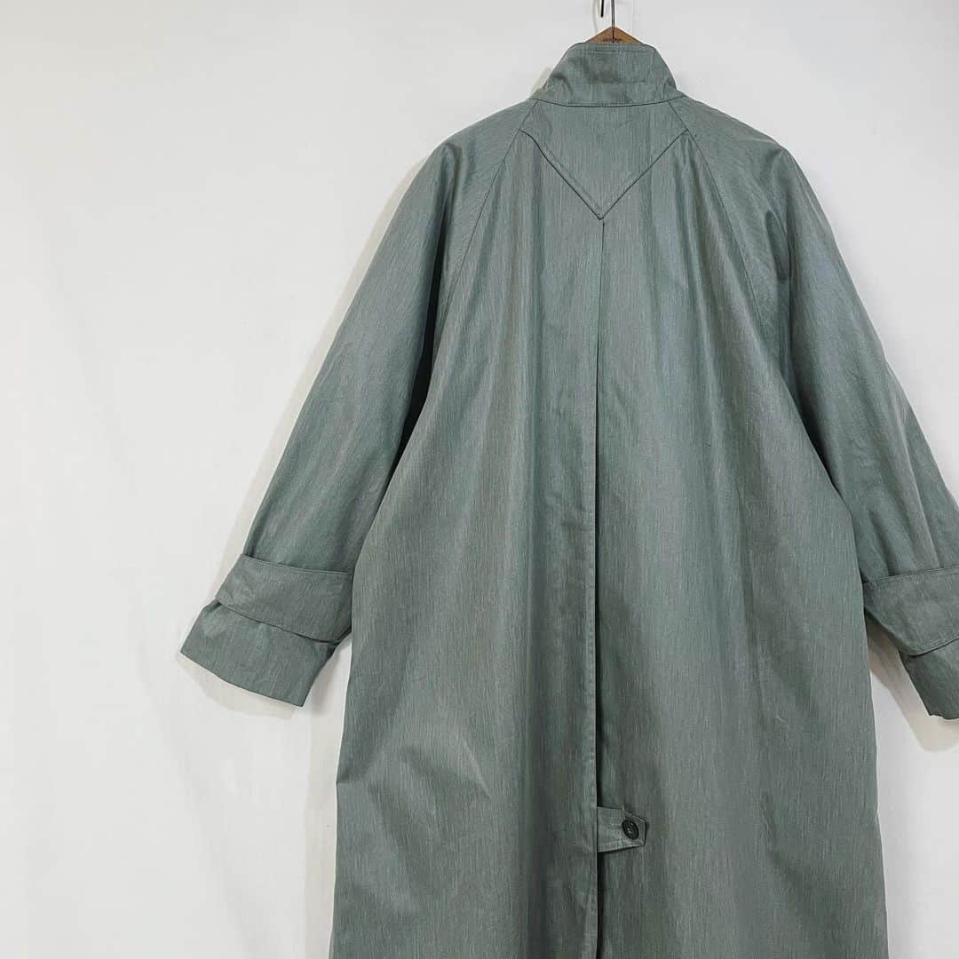 i nouさんのインスタグラム写真 - (i nouInstagram)「. SOLD.  sage green stand collar spring coat #inou_vintageclothing」2月28日 14時03分 - inou_vintageclothing