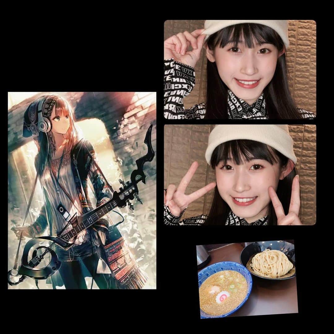 安城夢那のインスタグラム：「今日は午前中久しぶりに ギターレッスン🎸  お昼は胡麻つけ麺🍜 美味しかった😋  🏠で休憩後 #BOSSGT1000 の音作り アドバイスをしてもらいに… (￣▽￣)ﾆﾔﾘｯ♬.*ﾟ またお出かけです🚗³₃Boooon!! 誰に教えて貰うのかな〜？（笑）  ※私をイメージしてくれた絵 カッコ良すぎて嬉しい😆 ありがとう😃   #CONOMI #このみ  #制服  #JC制服  #Jk制服 #ギター女子  #ギター好きな人と繋がりたい  #ギター好き #おしゃれさんと繋がりたい #おしゃれな人と繋がりたい  #おしゃれ好き  #おしゃれ女子  #rock  #GBB  #model  #アーティスト #歌手  #Jc  #jc3  #ちゅうがくせい  #ギタボ #ボーカル  #制服JC  #学生 #model  #vocal  May people all over the world be happy」