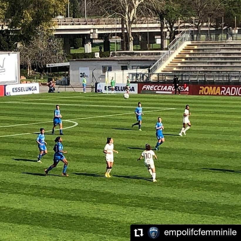 エンポリFCさんのインスタグラム写真 - (エンポリFCInstagram)「#Repost @empolifcfemminile • • • • • • #RomaEmpoli si chiude con il successo per 2-0 delle giallorosse con i gol di Paloma Lazaro e Manuela Giugliano」3月1日 0時52分 - empoli_fc_official