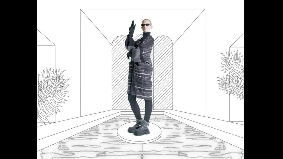 アイスバーグのインスタグラム：「We proudly present the new #Iceberg1974 Women's FW21 Knitwear Utopia capsule collection. #FW21 #Knitwear #MFW  @jameslonglondon @mastro.ent @dis.is.notme」