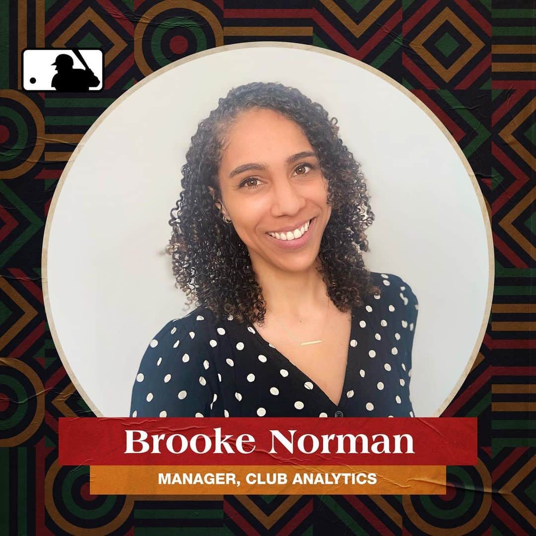 MLBさんのインスタグラム写真 - (MLBInstagram)「Throughout #BlackHistoryMonth, we have showcased the voices of our Black employees to give fans a look into the diverse talent working behind the scenes.  Rounding out our series is Brooke Norman, a Manager of Club Analytics here at MLB.」3月1日 1時26分 - mlb