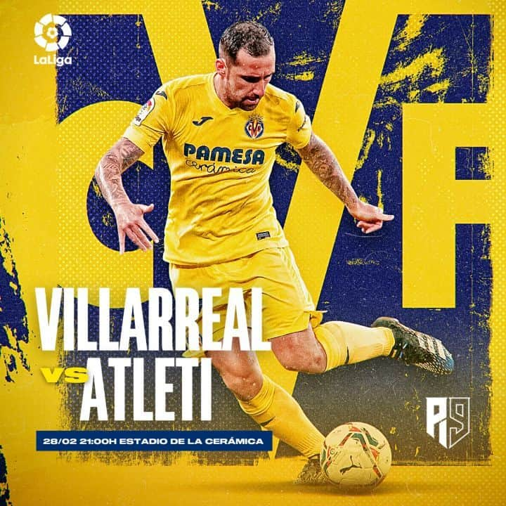 フランシスコ・アルカセルのインスタグラム：「⚽️ @laliga is 🔙  🏟 Estadio de la Cerámica  🟡 🆚 🏧 #EndavantVillarreal #VillarrealAtleti」