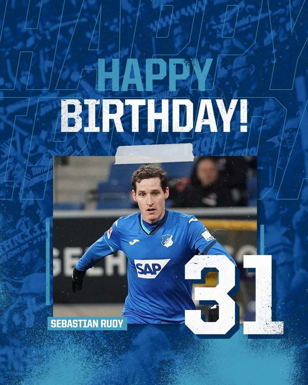 TSG1899ホッフェンハイムさんのインスタグラム写真 - (TSG1899ホッフェンハイムInstagram)「Happy Birthday, @rudy_sebastian19! 🎉 #happybirthday #hbd #rudy #tsg」2月28日 18時16分 - tsghoffenheim