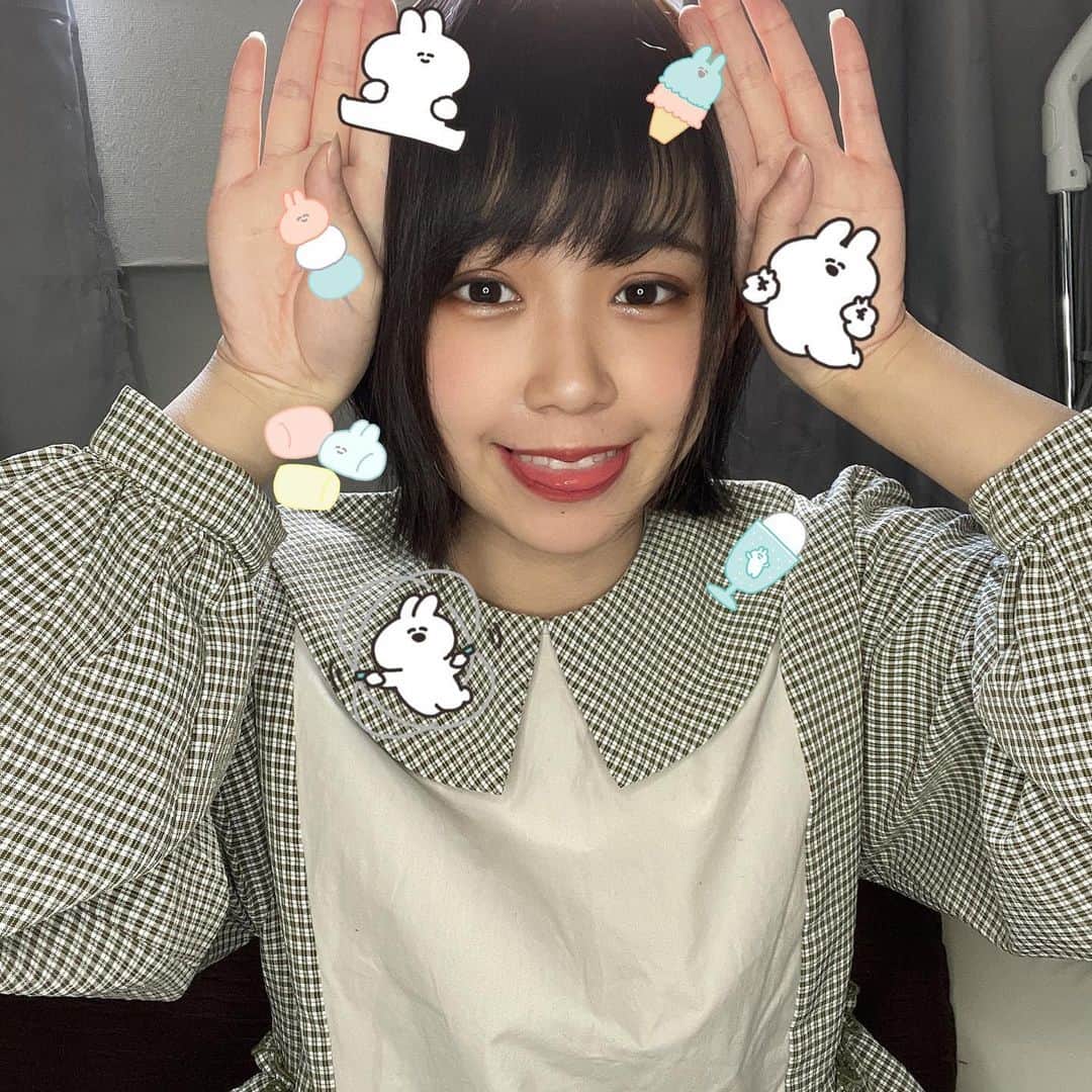 谷藤海咲のインスタグラム：「今日写真盛れる🤳」