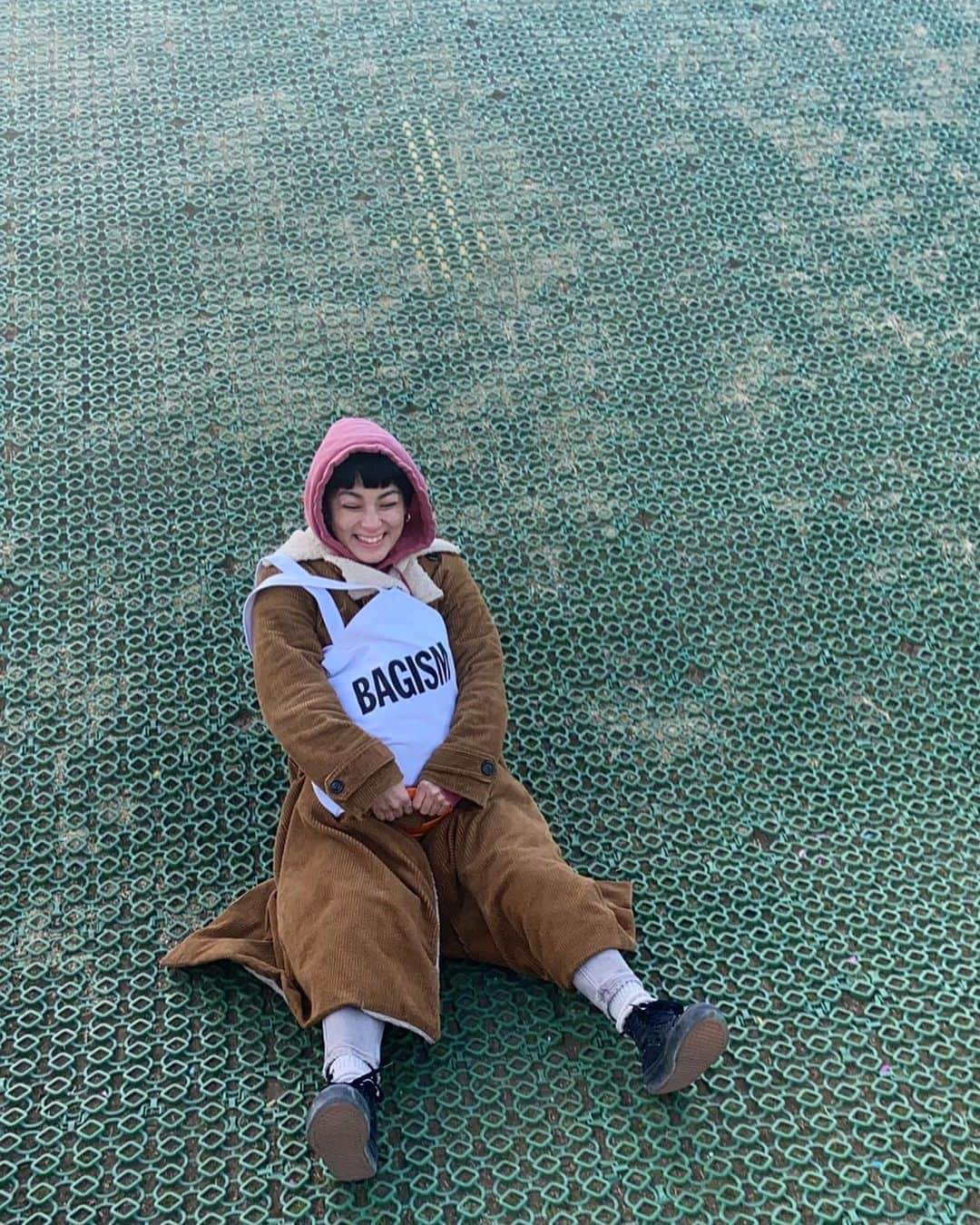 桃生亜希子のインスタグラム：「やってみたら、楽しかった。😂」