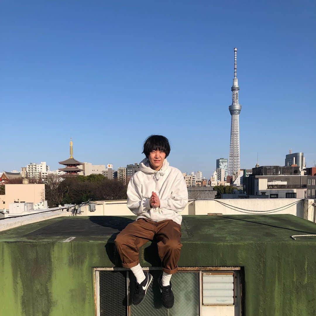 堀内将人さんのインスタグラム写真 - (堀内将人Instagram)「そらうち #空 #浅草 #スカイツリー #宇宙とかいてそらと読む」2月28日 19時29分 - m7s1t_horiuchi