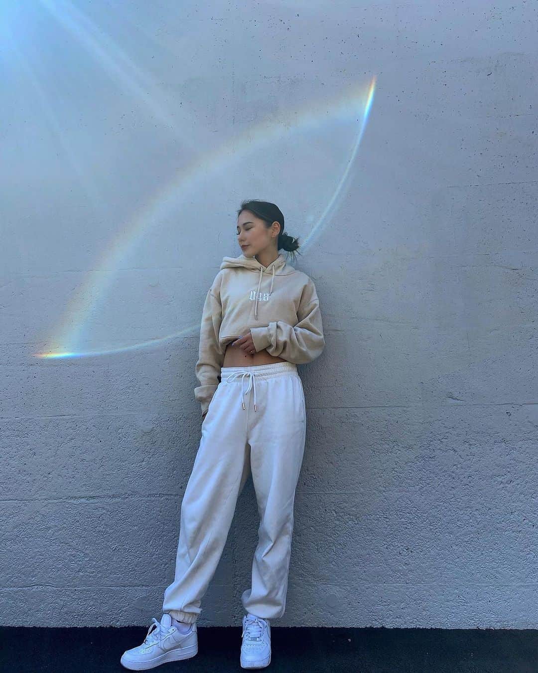 𝑀𝑎𝑘𝑖𝑀𝑖𝑘𝑢のインスタグラム：「beige×white」
