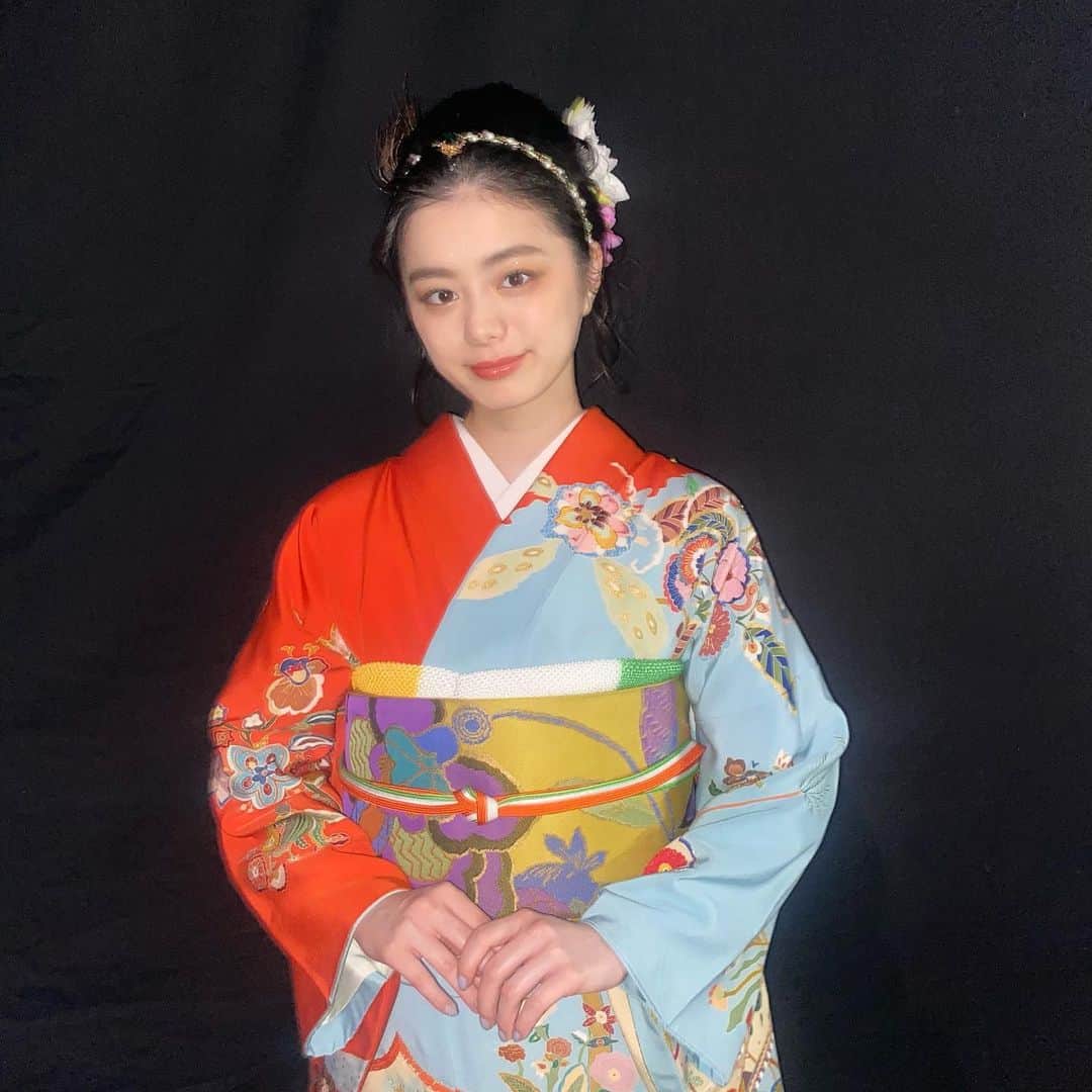 紺野彩夏さんのインスタグラム写真 - (紺野彩夏Instagram)「#日本博 のステージはインドをイメージしたお着物でした☺︎」2月28日 20時15分 - ayaka_konno_official