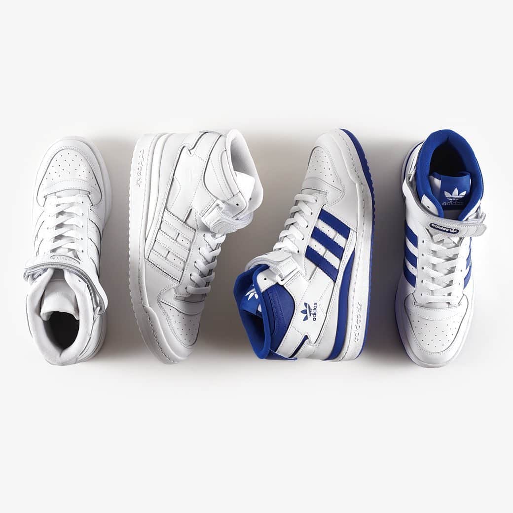 KICKS LAB. [ Tokyo/Japan ]さんのインスタグラム写真 - (KICKS LAB. [ Tokyo/Japan ]Instagram)「adidas l "FORUM MID" Ftwr White/Ftwr White/Team Royal Blue l Available on the March 1st in Store and Online Store. #KICKSLAB #キックスラボ」2月28日 20時21分 - kickslab