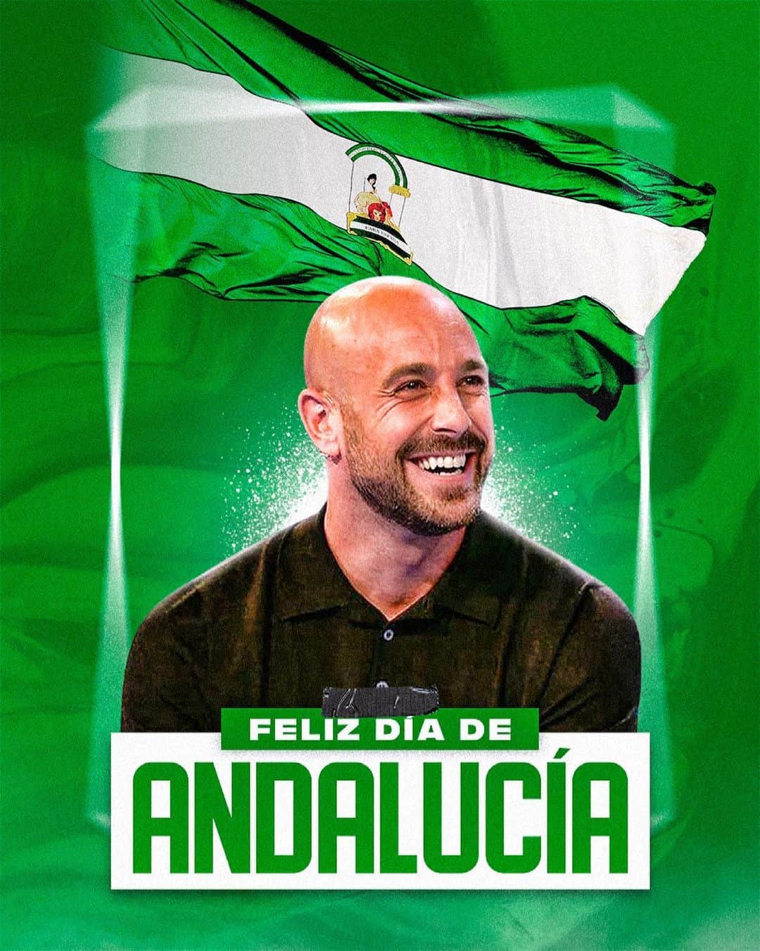 ホセ・マヌエル・レイナのインスタグラム：「Por su arte. Por su gente. Por su alegría. Mi tierra. Andalucía, te admiro y te llevo muy dentro de mi corazón. Feliz #DíaDeAndalucía #28F 💚」