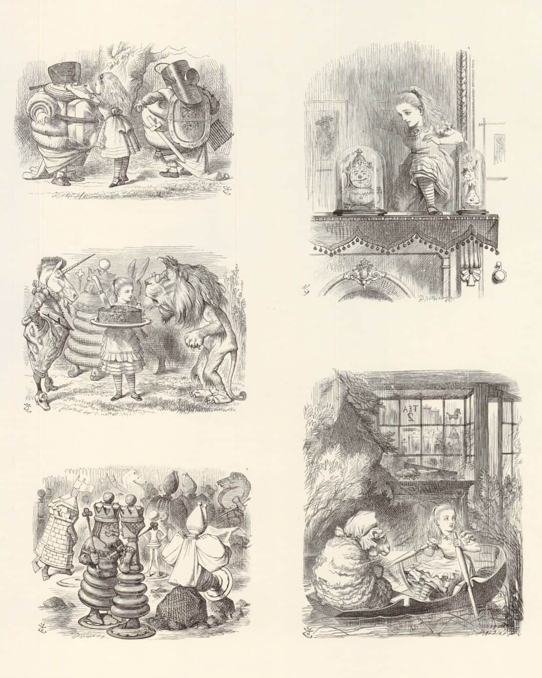 大英博物館さんのインスタグラム写真 - (大英博物館Instagram)「‘Alice’s Adventures in Wonderland’ was illustrated by Sir John Tenniel, who was born #OnThisDay in 1820.   He created 92 weird and whimsical drawings for the first editions of the first ‘Alice’ book, and its sequel ‘Through the Looking Glass, and What Alice Found There’ – swipe through to see some of them in print form 👉  From stationery and soap to mugs and magnets, and of course books, shop our range of charming products inspired by Lewis Carroll’s stories via the link in our bio.  🔎 After John Tenniel (1820–1914), sheets of proof images illustrating Lewis Carroll's 'Alice's Adventures in Wonderland'. Wood-engraving, 1865–1957  #AliceInWonderland #LewisCarrol #JohnTenniel #Illustration #BritishMuseum」2月28日 20時30分 - britishmuseum