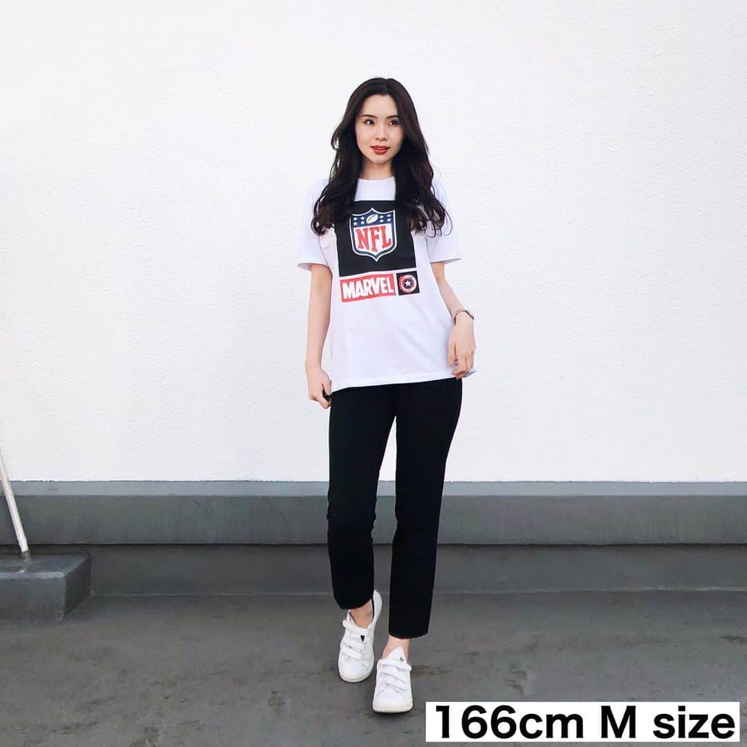 セレクションスタッフさんのインスタグラム写真 - (セレクションスタッフInstagram)「.﻿ 新しく入荷したNFL×Disney Tee﻿ 大好評でうれCです🤩✨✨﻿ ﻿ 欲しいんだけどサイズ感がイマイチわからないなぁ〜と言うお声もありましたので﻿ 今回はM sizeを着用してみました！﻿ ﻿ USサイズですが極端に大きすぎることもなく、日本のサイズのものよりも少し大きめかなぁと言った印象です。﻿ ﻿ 数量限定入荷なので気になる方はお早めにっ😳💗﻿ ﻿ ﻿ ﻿ ﻿ #nfl #アメフト #アメフトが好きだ #r #スポーツウェア #スポーツコーデ #セレクション新宿 #セレクション大阪 #marvel #マーベル #スパイダーマン #ディズニーコーデ #ディズニー #ディズニーランド #ディズニーシー #ディズニーグッズ #レイダース #ダラスカウボーイズ #49ers」2月28日 20時43分 - selection_headoffice