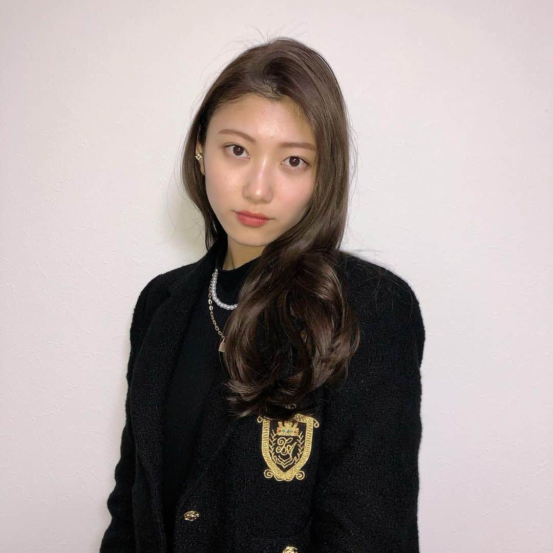 丸山蘭奈さんのインスタグラム写真 - (丸山蘭奈Instagram)「ジャケットコーデ🖤」2月28日 21時02分 - rana_maruyama