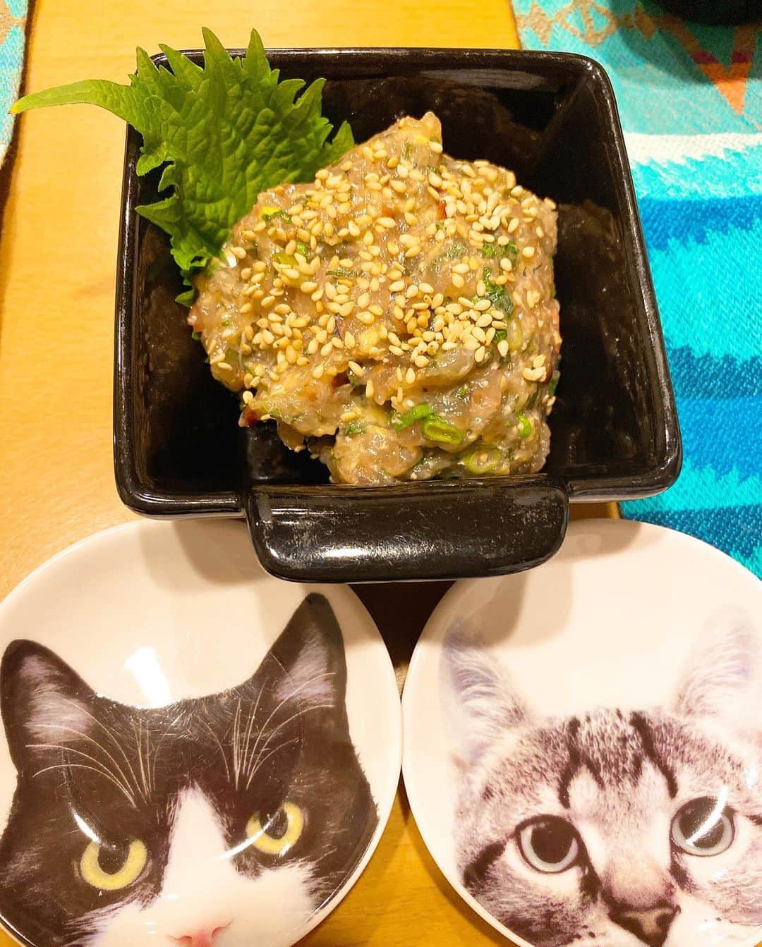 石田燿子さんのインスタグラム写真 - (石田燿子Instagram)「ご近所フレンズから、手作りのなめろうをいただいた😍 サイコーすぎて「おいしい」しか出てこない笑 でも、、、 食べたらなくなっちゃったんだようわーん😭 #なめろう #しかも手作り #おいしすぎる #本当にありがとう」2月28日 21時03分 - yokonti
