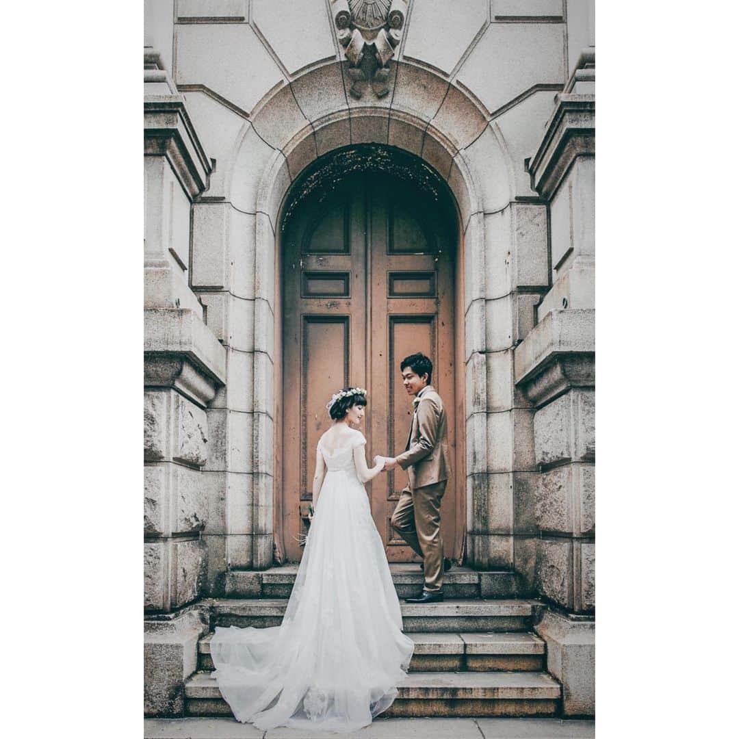 夢子のインスタグラム：「. . #weddingphoto #weddingphotography #前撮り #結婚式前撮り」
