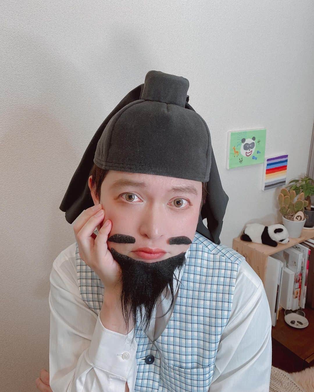 脳みそ夫さんのインスタグラム写真 - (脳みそ夫Instagram)「がんばってメイクしたらけっこう盛れたかも！？ . どうですか！？ . やっぱ【高句麗オ】のコスメいいー！ . おったま遣隋使！って感じ！ . このメイク動画はプロフィールから飛べるので、ぜひぜひ見てくださーい！ . #OL聖徳太子 #脳みそ夫 #CLIO #高句麗オ #盛れたはず #メイク動画  #アプリの力にびっくら古今和歌集」2月28日 22時16分 - nou_misoo