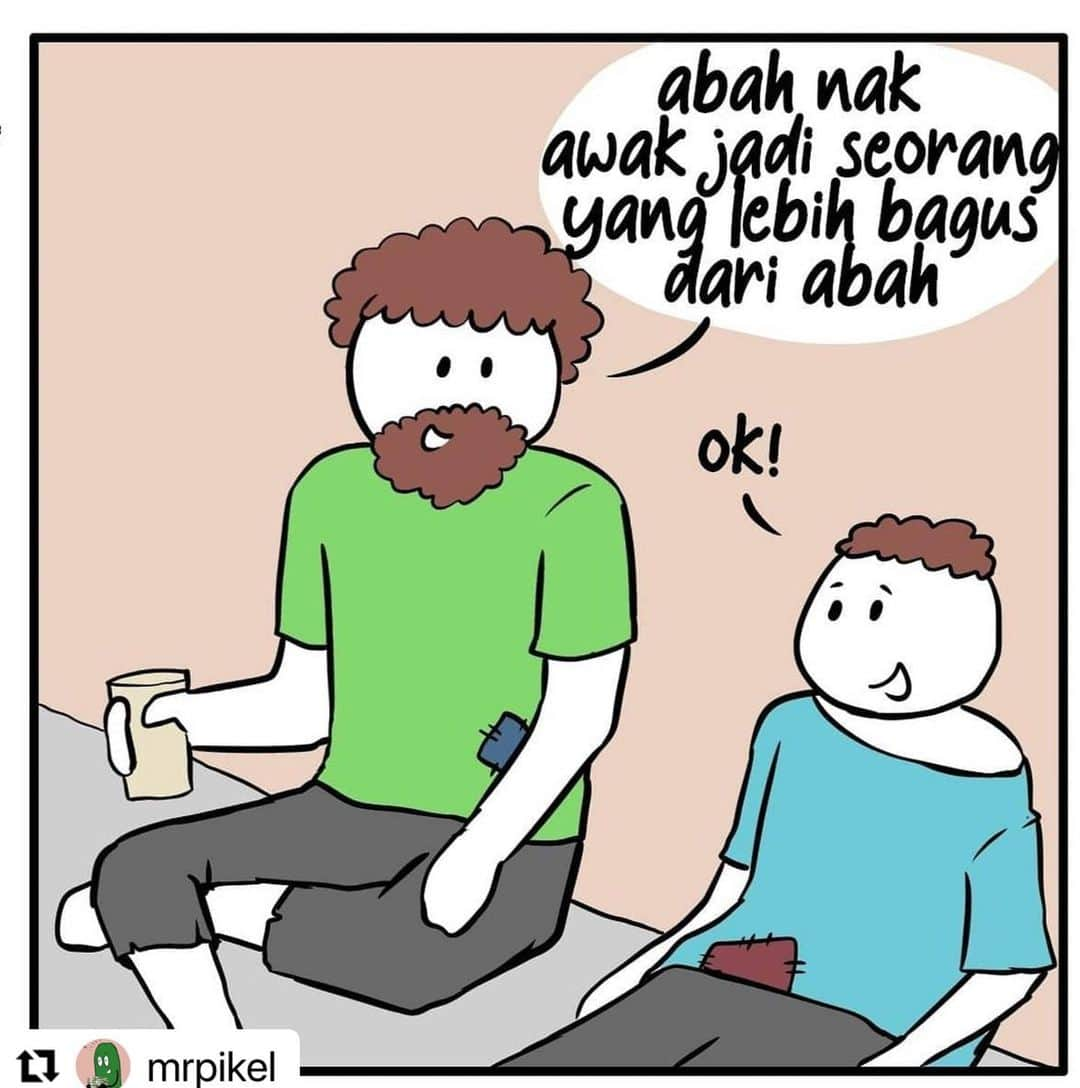 Koleksi Komik Malaysiaさんのインスタグラム写真 - (Koleksi Komik MalaysiaInstagram)「#Repost @mrpikel with @make_repost ・・・ GENERASI⁣ ⁣ Comment kat bawah maksud apa yg korang nampak dalam komik ni! ⁣ ⁣ ⁣ ⁣⁣⁣⁣⁣⁣⁣⁣⁣⁣⁣⁣⁣⁣⁣⁣p/s: haii lama gila tak post komik. Sorry guys. Aku busy sangat dgn kerja. Harap korang tak lari 🥺⁣ ⁣ #komikmalaysia #gengkomikdigital #gengkomik #komiklawak #lawak #komik #kelakar #koleksikomik #komikmelayu #deep #pencurikomik #lawakdeep #lawaking #lawakkeder #lawakhangit #koleksikomik #mrpikel⠀」2月28日 22時44分 - tokkmungg_exclusive