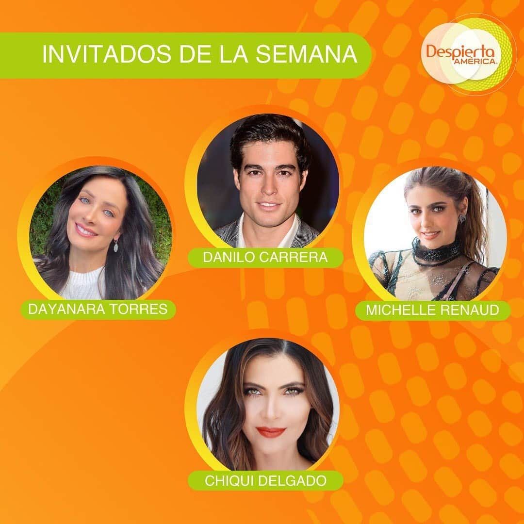 Despierta Americaさんのインスタグラム写真 - (Despierta AmericaInstagram)「La lista de invitados sigue creciendo, esta semana grandes personalidades nos acompañan @danilocarrerah  @dayanarapr  @chiqui_delgado  y @michellerenaud ¡No dejes de verlos!」2月28日 23時30分 - despiertamerica