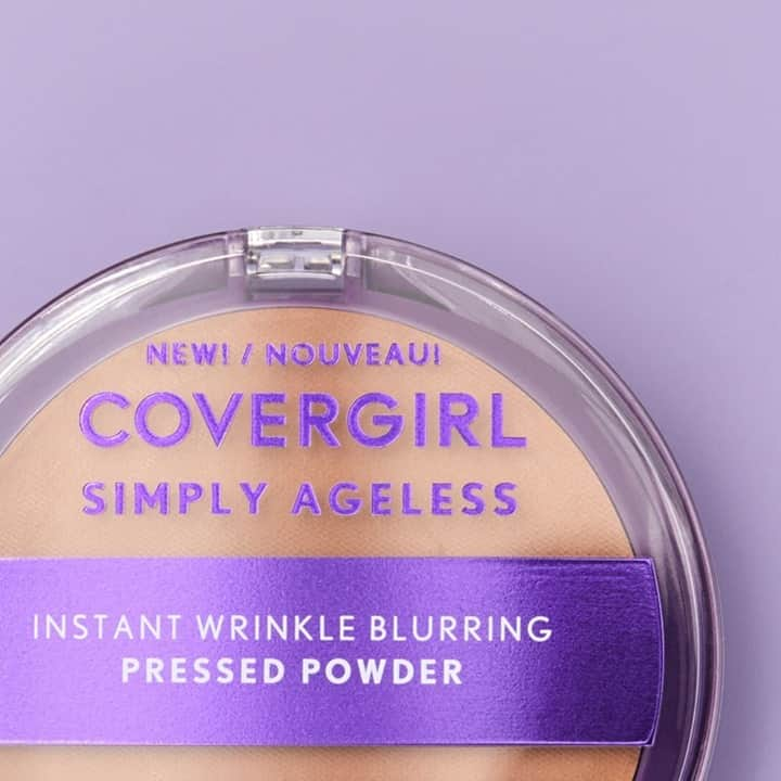 COVERGIRLさんのインスタグラム写真 - (COVERGIRLInstagram)「Have you seen the NEW Simply Ageless Instant Wrinkle Blurring Pressed Powder?! 💜 It's a mattifying, creamy pressed powder that hydrates skin and reduces the look of pores, fine lines, and wrinkles. #EasyBreezyBeautiful #COVERGIRLCrueltyFree #CrueltyFree」3月1日 0時00分 - covergirl