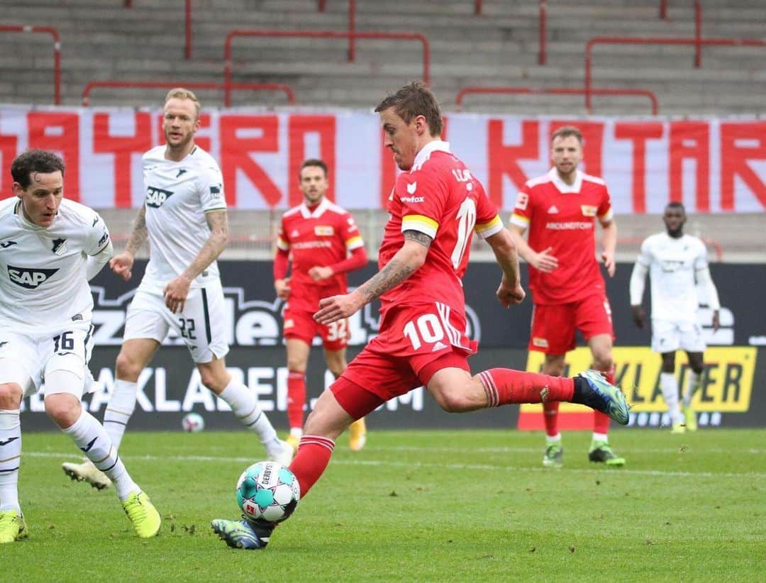 マックス・クルーゼのインスタグラム：「Happy to be back 💪🏼 Weiterhin ungeschlagen an der Alten Försterei! #Punktgewinn #AnDerAltenFösterei #NeueElferserieBeginnt😜」