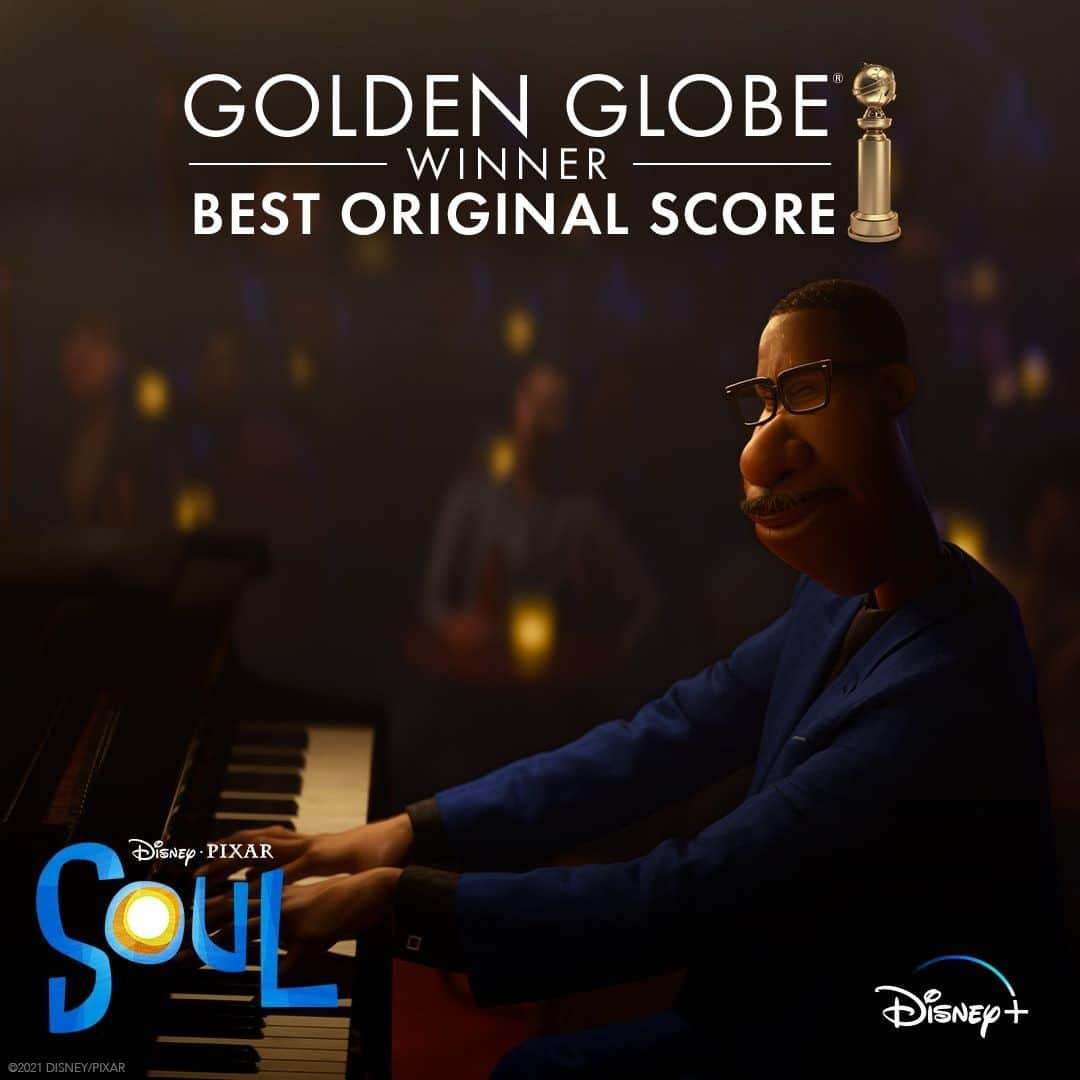 Disney Pixarさんのインスタグラム写真 - (Disney PixarInstagram)「Congratulations to Trent Reznor, Atticus Ross, and Jon Batiste on their #GoldenGlobes win for Best Original Score! #PixarSoul」3月1日 11時12分 - pixar