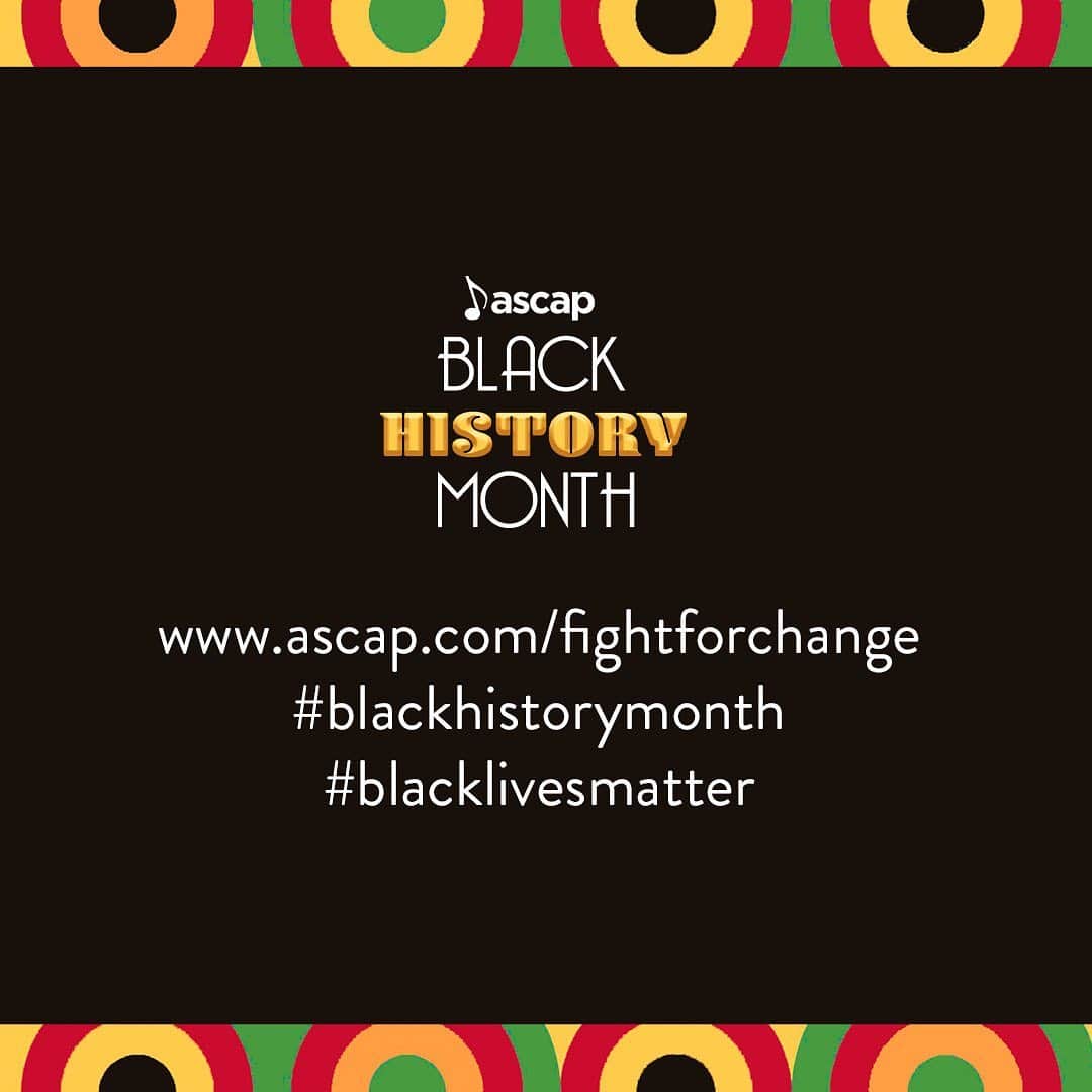 ASCAPさんのインスタグラム写真 - (ASCAPInstagram)「#BlackHistoryMonth #BlackLivesMatter」3月1日 10時02分 - ascap