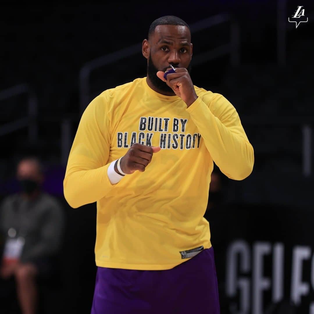 Los Angeles Lakersさんのインスタグラム写真 - (Los Angeles LakersInstagram)「"We celebrate Black Excellence every single day. Every single day of the year, 365 days."」3月1日 10時13分 - lakers