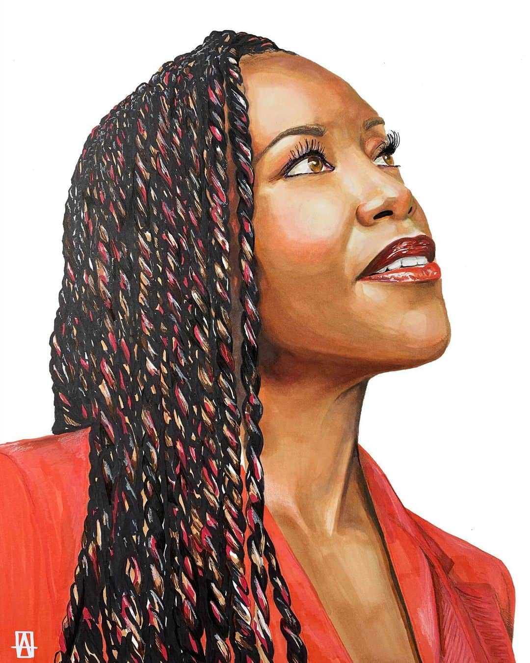 Amazon Videoさんのインスタグラム写真 - (Amazon VideoInstagram)「Just thinking about how lucky we are to be alive at the same time as @IAmReginaKing.  (artwork commissioned by: @ayy.bee)」3月1日 2時33分 - primevideo