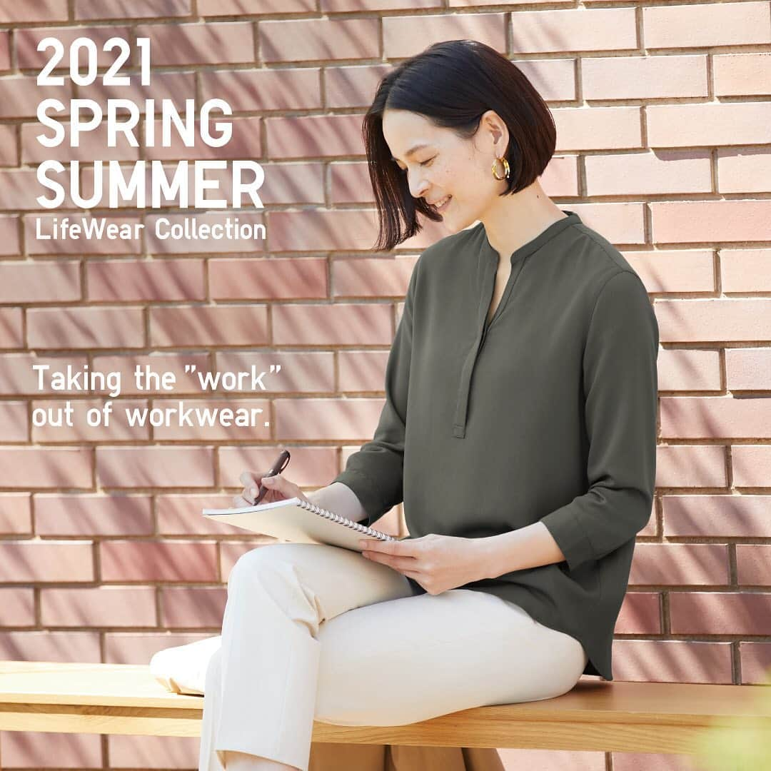 UNIQLO UKのインスタグラム：「Taking the “work” out of workwear. Explore the latest pieces for various workstyles of today.   #UNIQLO #LifeWear #2021 #SPRING #SUMMER #COLLECTION」